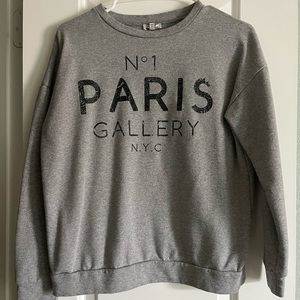 Grey sweatshirt size 8